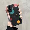 Planet Pattern Cartoon Phone Case Suitable for iPhone 17 16 15 14 13 12 11 Pro/Max/Plus Anti Drop and Shockproof Back Cover