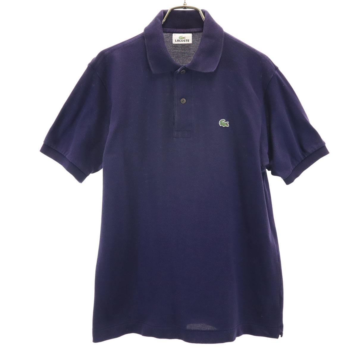 

LACOSTE made in Japan Short sleeve Polo shirt 3 Navy Fawn Men s Used
