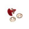 Buttons 12*15mm Pink Red Black Brown DIY Bear Toy Flocking Nose Triangle Noses Dolls Nose Bear Nose