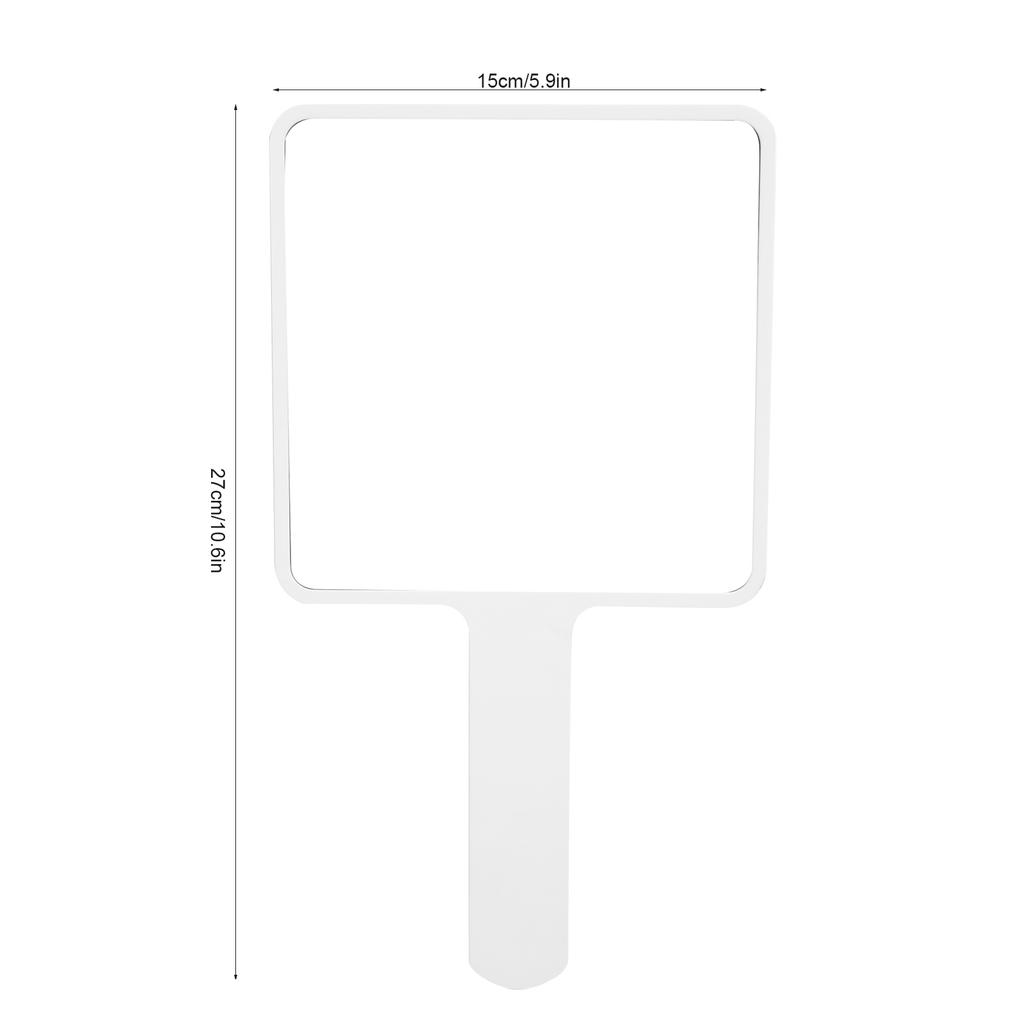 Handheld Mirror Beauty Makeup Vanity Hairdressing Portable Salon Tool Large 15 X 27cm