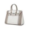 Womens Crocodile Texture Shoulder Bag Large Capacity Soft Leather Tote Handbag Daily Casual Use