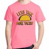 Less Talk More Tacos Funny Graphic T Shirts Summer Cotton Short Sleeve Tshirts New Shirts And Tshirts Streetwear Print T Shirt
