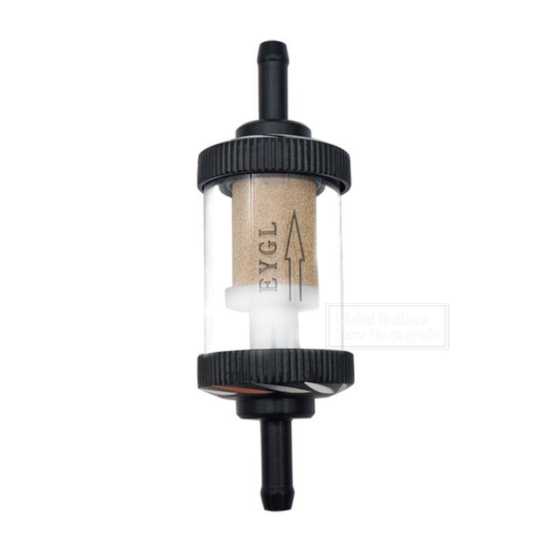 

2 шт. сменный топливный фильтр, универсальные высокопоточные топливные фильтры для газонокосилки, трактора, мотоцикла, замена чёрный