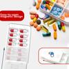 Sliding Lid for Easy Access To Organise MedicinesCompact and Practical Portable Pill Storage Box