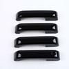For Ford F150 F-150 2015 2016 2017 2018   ABS Glossy Black Door Handle Cover Trims Decoration Sticker Car Accessories
