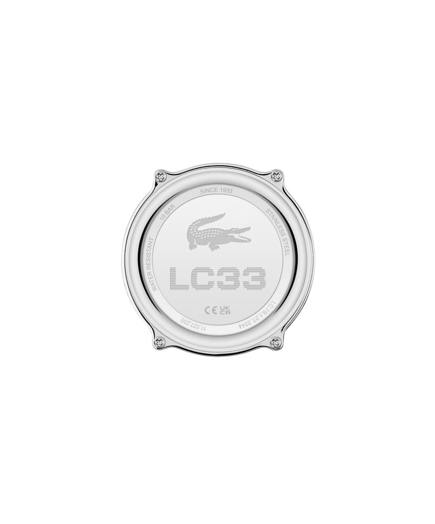 [Lacoste][Authentic] Men's Watch LC33 Black Dial Silicone Strap 2011368
