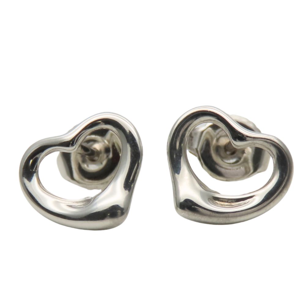 Used TIFFANY&Co. Pierce Open heart Silver925 1.7g Silver El Saperetti