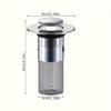 Expandable Sink Drain Plug 304 Stainless Steel Mesh 1.34-1.57 Inch Drainage Outlet Sink Filter Screen Bathroom Accessories