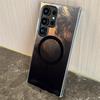 Custodia Magnetica Semi-Trasparente Opaca per iPhone 16 Pro Max/15/14 Pro/13/12/11