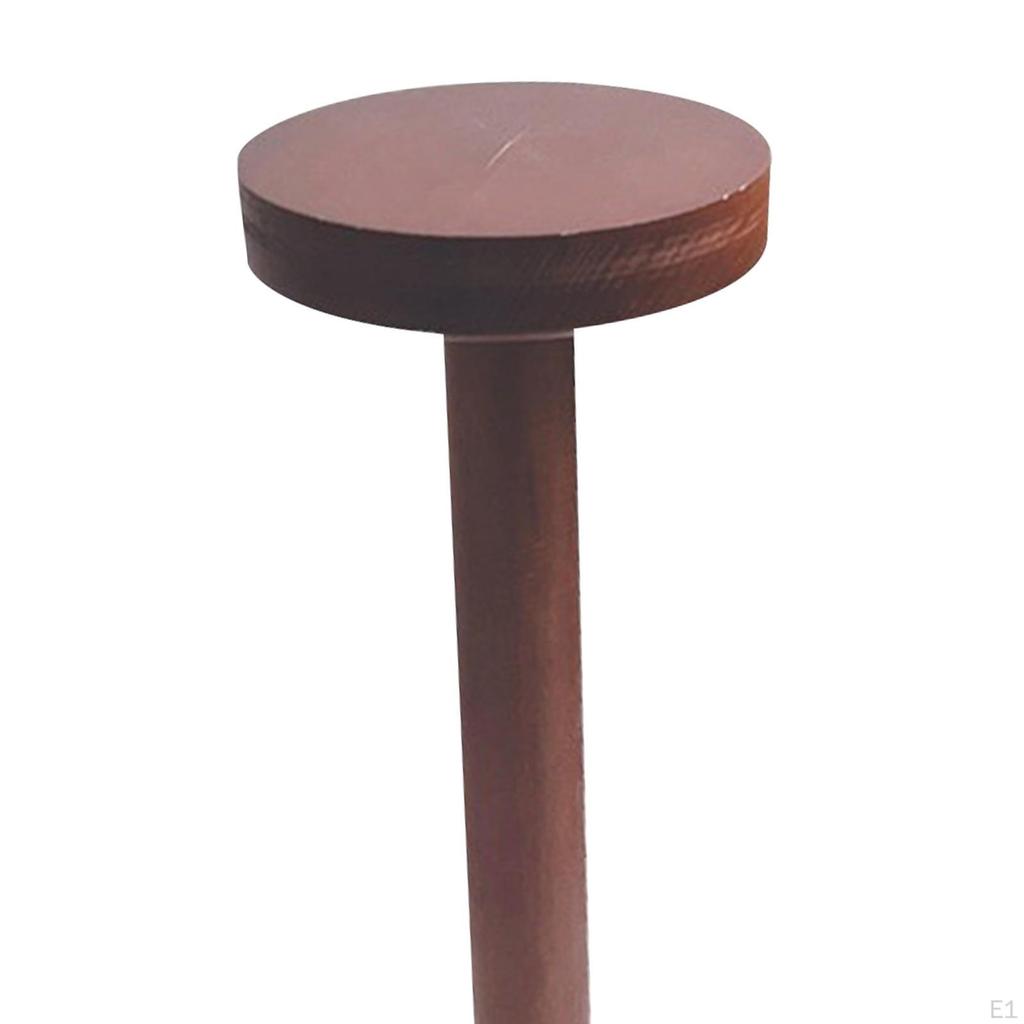 Hat Rack Display Stand Detachable Rustic Round Pedestal Freestanding Holder Organizer