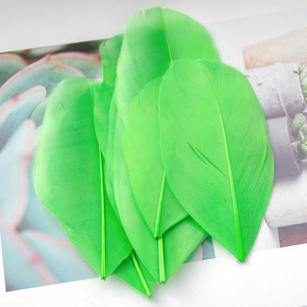 Nature Goose Feathers For Jewelry Making Decoration White Swan Needlework Wedding Handicraft Accessories Crafts 5-8Cm