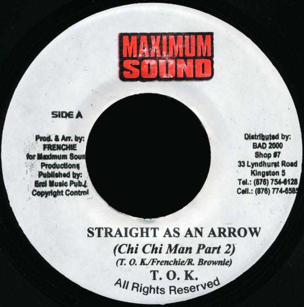 7inch Record T.O.K. - Straight As An Arrow NONE Maximum Sound 2001 Jamaica Reggae, Ska & Dub Used