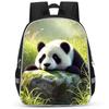 Panda Niedliche Schultasche Verschleißfest Großes Fassungsvermögen Wirbelsäulenschutz Und Anti-Buckel Schüler Party Must-Have Leichter Rucksack