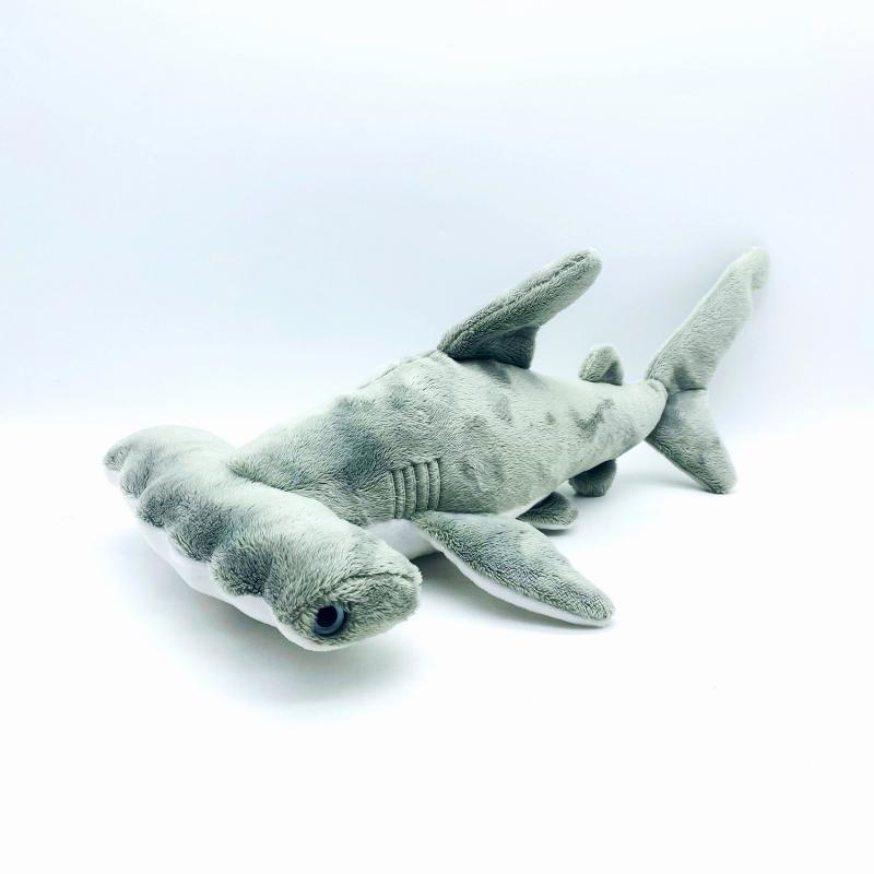 40 Cm Hammerhead Shark Stuffed Plush Toys Simulated Grey Shark Dolls For Children Gift