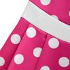 Baby Girls Polka Dot Fancy Dress Halloween Costume Birthday Party Outfit with Mouse Ears Hair Hoop Hot Pink Age [Dressy Daisy] 3-4