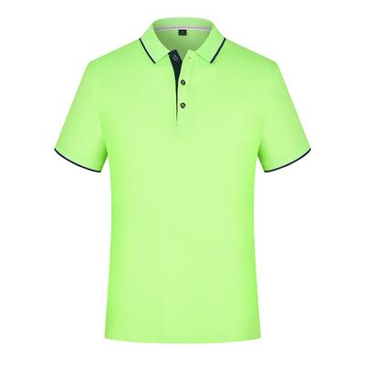 Avslappnad sommar Solid Herrpikétröja Topp Business Polo Herr Kortärmade Sport T-shirts Blå Svart Vit Toppar