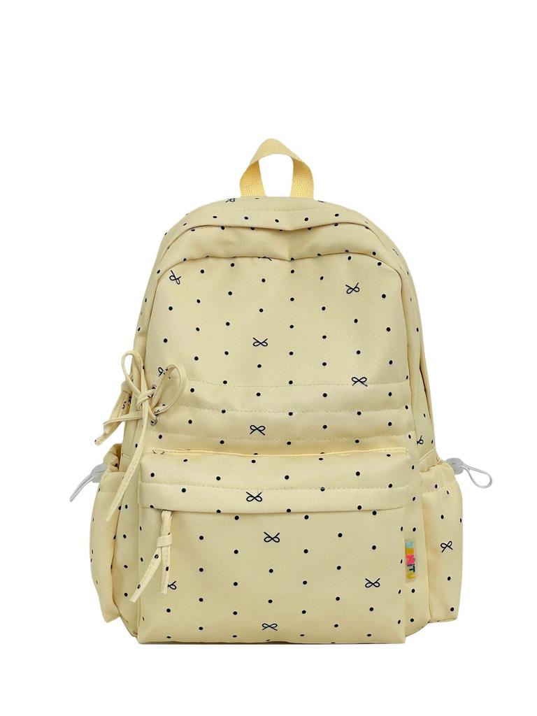 Schoolbag schoolbag junior high school girls girl heart polka dots bow versatile high value primary school backpack women 1011 new