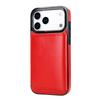 Applicable iPhone17Pro iPhone leather case15Plus Back-cover type protective case Samsung S25U Card holder