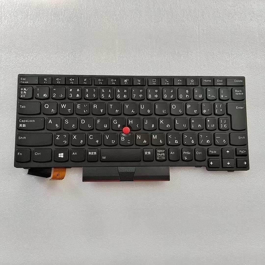 (Ремонт Замена) Совместимо с японской клавиатурой LENOVO ThinkPad X280, X390, X395, A285 (Без подсветки)