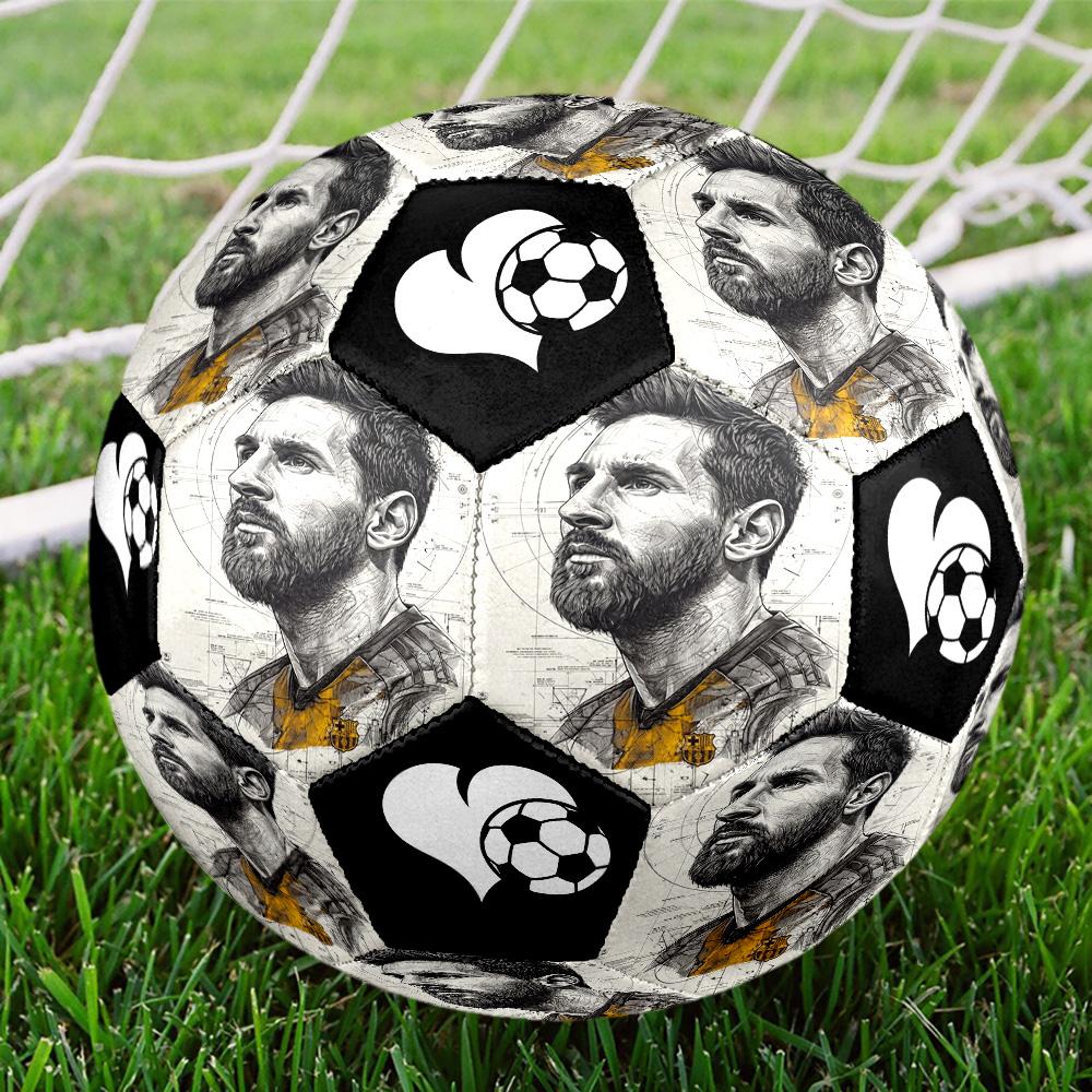 Messi 10 Number Argentina World Cup Champion Size 5 Football Machinestitched Indooroutdoor Universal Football Surprise Collection Gift