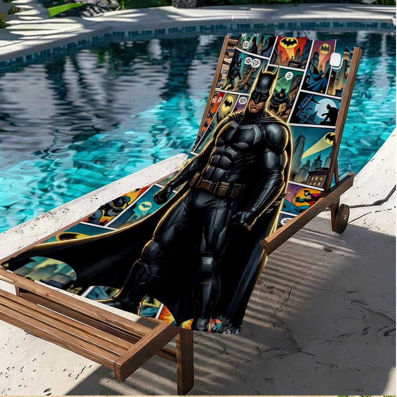Superheroes Print Beach Towel, Versatile Lightweight Absorbent Beach Towel for Pool Surf Yoga Bathroom, Perfect Birthday Holiday Gift