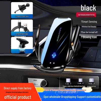 Magic Clip Q95 Wireless Car Charger & Phone Holder with 15W Auto Open/Close