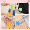36PCS Mini Heart Pop Fidget Toys Pack Party Favors Pop Bubble Fidget Bulk Sensory Toy Keychain Wrap Stress Reliever Anti-Anxiety