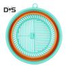 Dish Cover Ventilated Space Saving TPR Multi Functional Isolate Flies Food Cover Vegetable Washing Colander Cooking Supplies