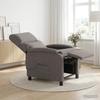 Massage Relax Chair Taupe Fabric