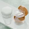 1Pc Orthodontic Retainer Braces Storage Soaking Box Invisible Teeth Denture Cleaning Tooth Storage Container Sealed Case