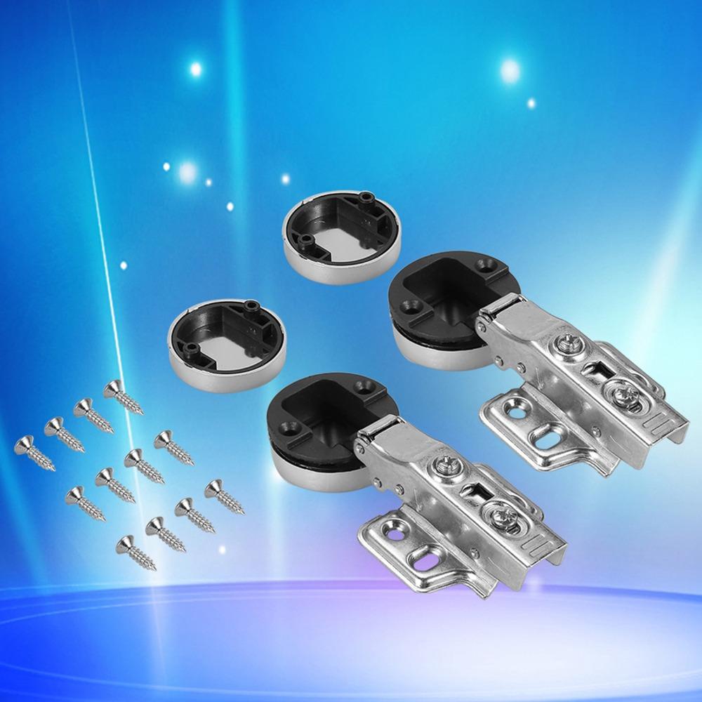 Iron Door Hinge 35mm Hole Concealed Hinge Wardrobe Door Hydraulic Hinge  Indoor Use