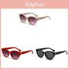 Cat Eye Sunglasses Women Uv400 Polarized Retro Black Frame For Sun Protection And Fashion