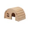 Arched Wooden Pet Nest House for Small Animals, Small