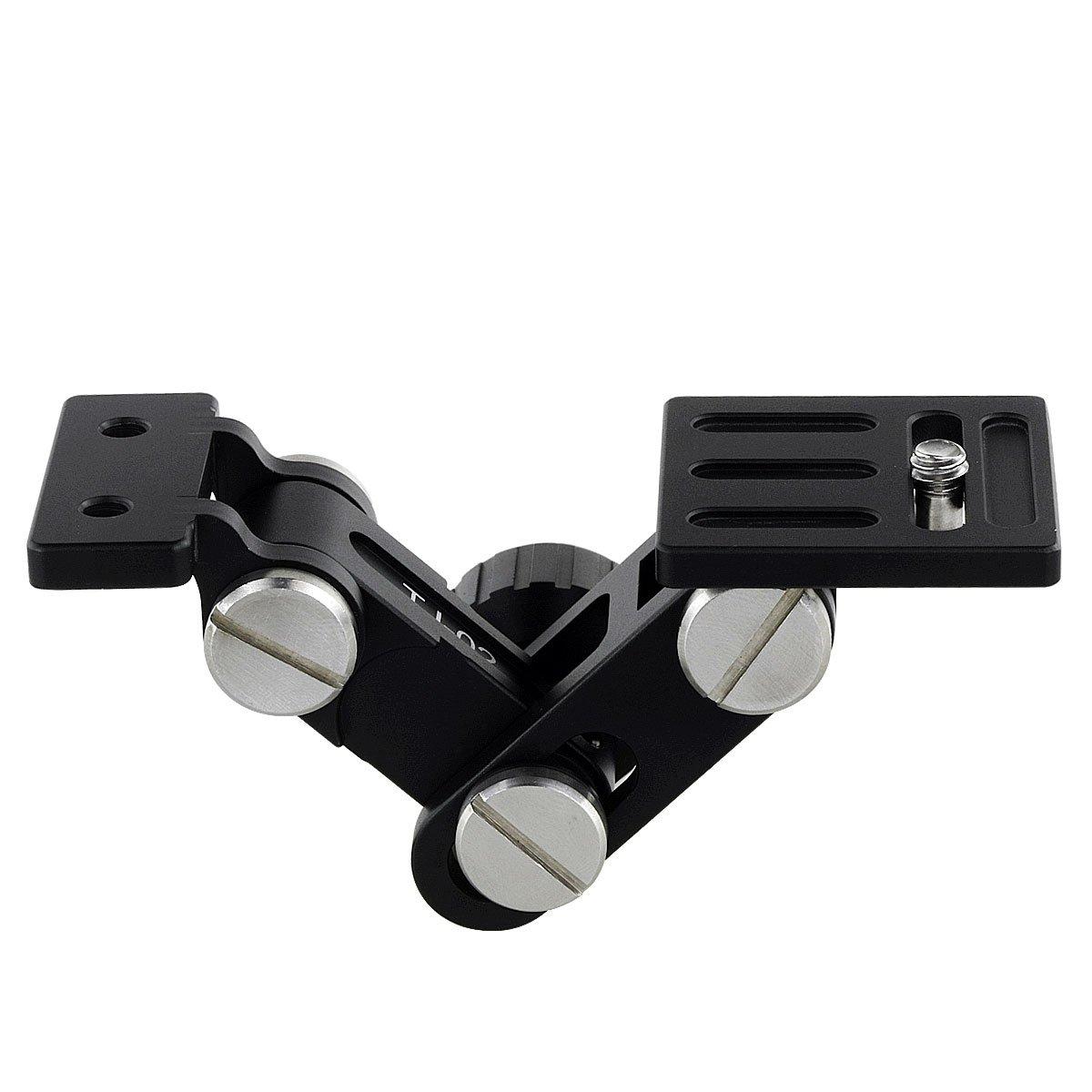 

Haoge TJ-02 Camera Support Bracket Holder for DIY Camera Lens Support System with Haoge Plate