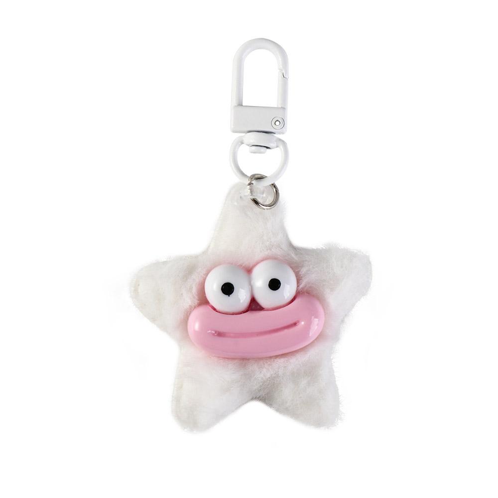 

Кавайный плюшевый кулон в виде кошки с длинной гривой, мягкий плюшевый брелок в виде кошки с большими ушами, украшение для сумки, милый брелок с животным, украшение для рюкзака