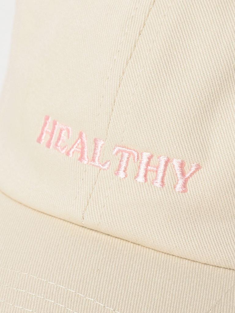 LIFE STORE by Hat Healthy DENIM Logo CAP IVORY ONE SIZE [BEAMING BEAMS] [Special Order] Women's