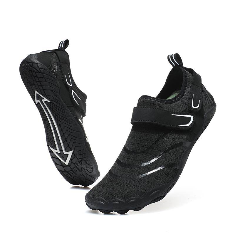 

35-46 пляжная обувь унисекс, многофункциональная мужская обувь для йоги, фитнеса, дайвинга, уличная обувь для верховой езды 46 прохладный черный