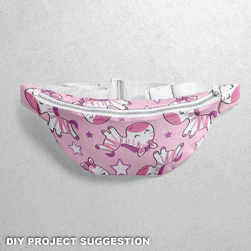 Outdoor Dekostoffe Oxford - Motiv Rosa Pony I Dx557