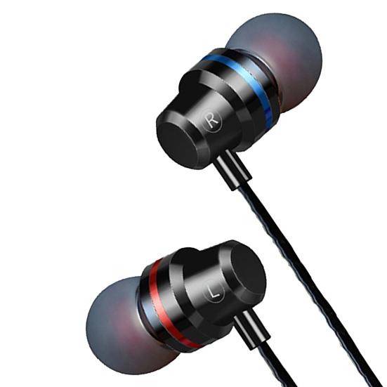 YE1 Wired Earbuds Ergonomic Wire Control In-ear 3.5mm Portable Heavy Bass Earphones for Sports