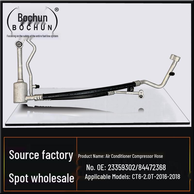 Universal AC Pipes for Cadillac CT6-2.0T: Compressor, Condenser, Evaporator, High/Low Pressure