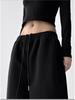 Women's High-Waist Classic Sports Sweatpants - Spring/Autumn 2025, Slimming Loose Fit, Straight Wide Leg Long Pants.