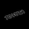 For Toyota RAV4 Corolla Camry Prado Crown REIZ CHR LAND CRUISER 3D emblem stickers front and rear car logo modification