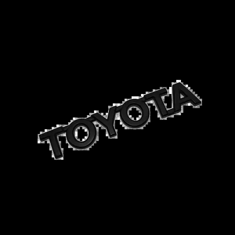 For Toyota RAV4 Corolla Camry Prado Crown REIZ CHR LAND CRUISER 3D emblem stickers front and rear car logo modification