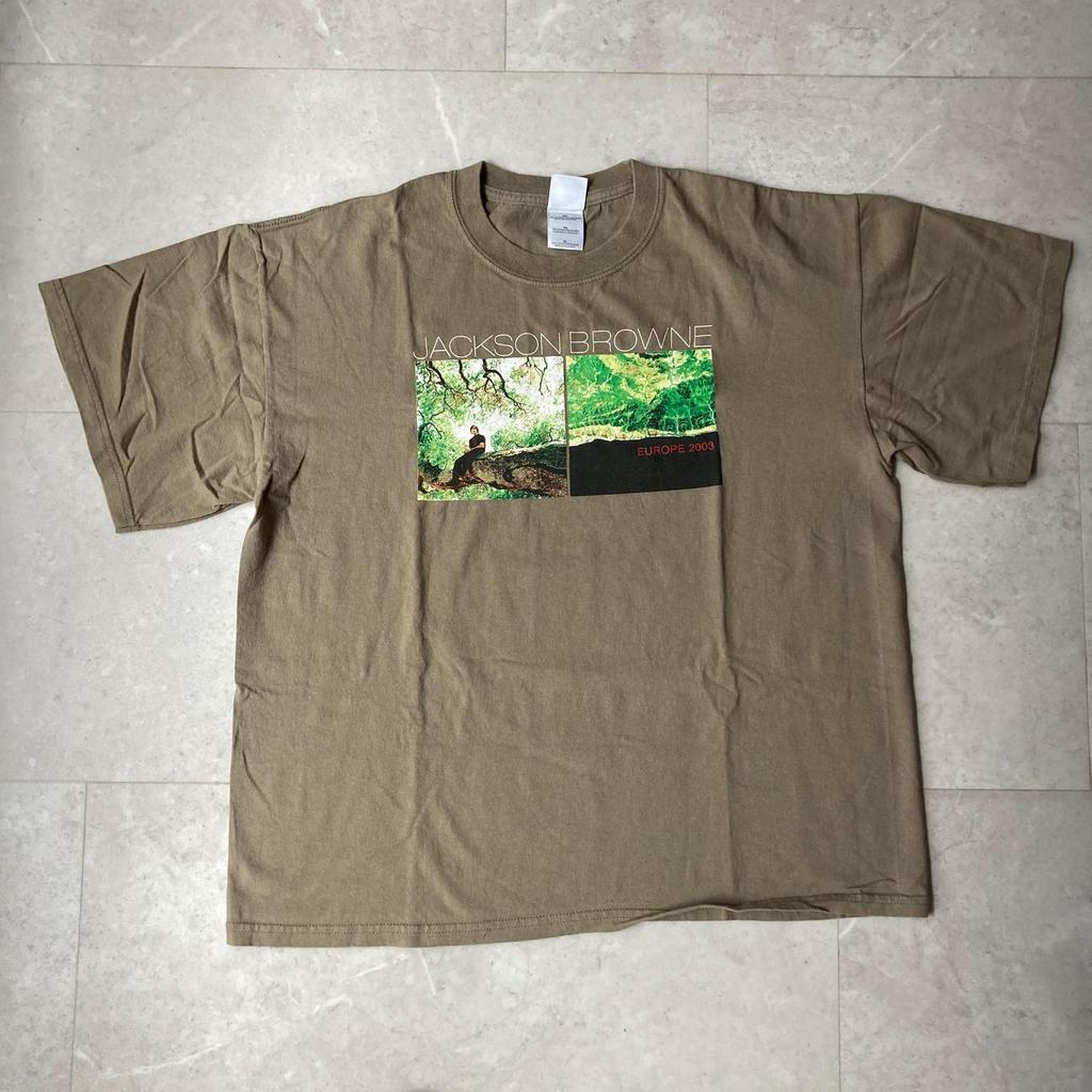 Vintage 00s Jackson Browne Folk Classic Rock Band Tour T-Shirt Size XL