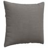 Sofa Cushions 2 Pieces Light Grey 45 X 45 Cm Corduroy Fabric