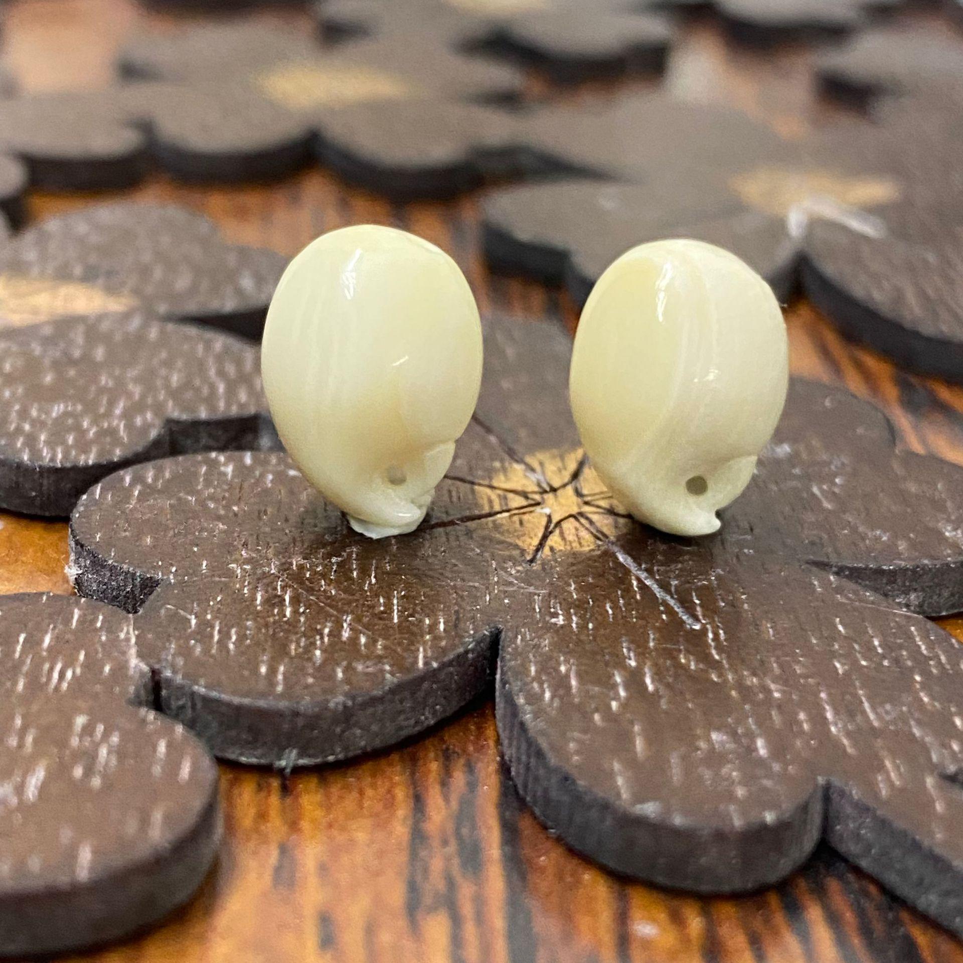 Tang Long Mammoth Ivory Carved Crab Claw Pendant Necklace DIY Accessory