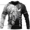 Winter New Sweater European and American Style Lion Animal 3D Three-dimensional Printing Pattern Large Size Loose Sweater