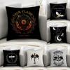 Cartoon WWingS DDragonS Cushion Cover Pillowcase Comfort Sofa Bed Silky Elegant Invisible Zipper Decorative Cushion Cover