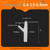 Y-Type Tee Barb Hose Connector for Water and Oxygen