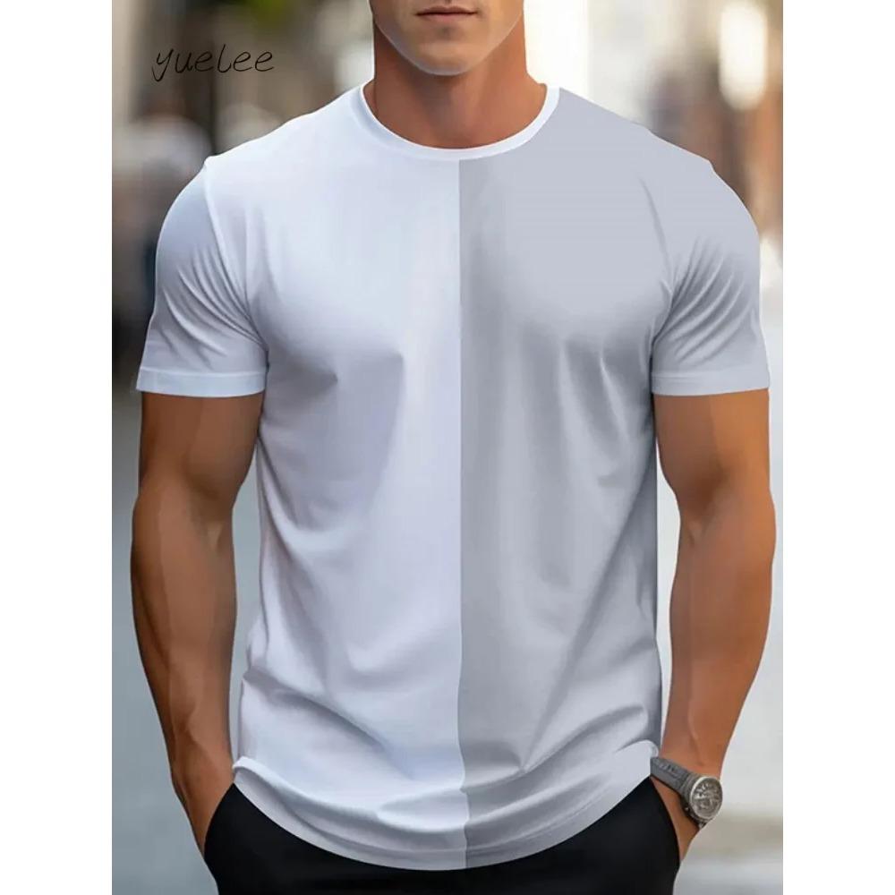 3D Casual Printed Men's T-Shirt Summer Outdoor Versatile Men Top Fashion Breathable Men Short Sleeved New Simple Men's Clothing